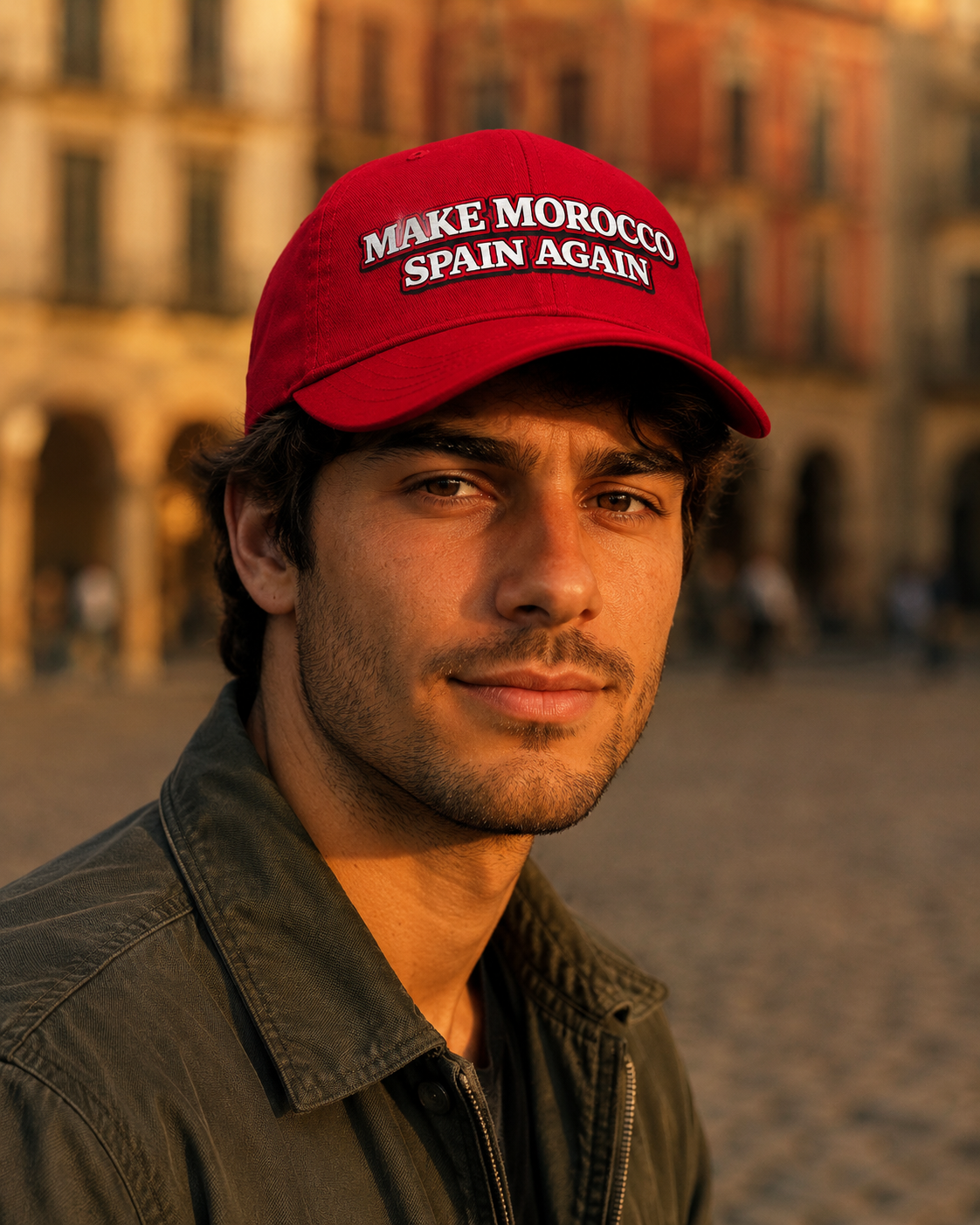 Gorra MMSA Roja lateral