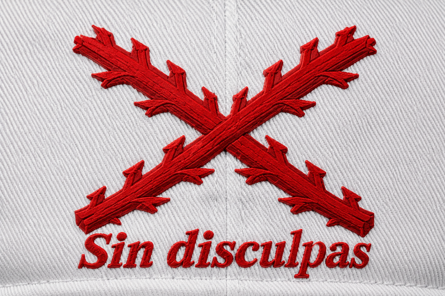 Gorra Sin Disculpas Blanca trasera