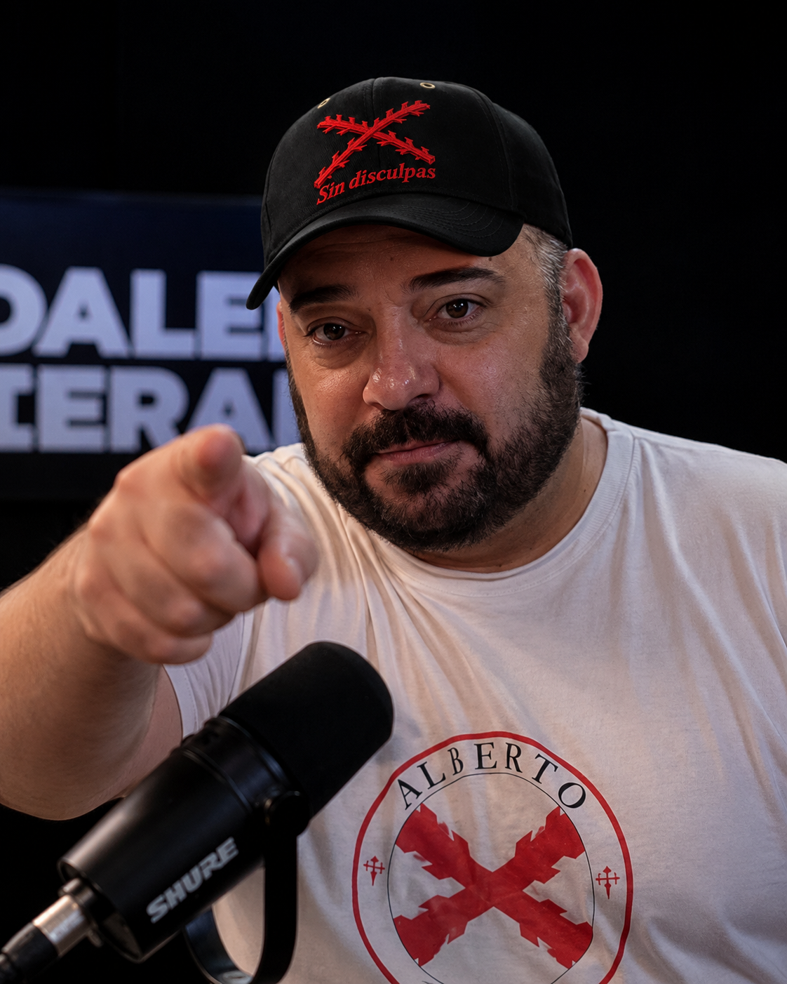 Gorra Sin Disculpas Negra lateral