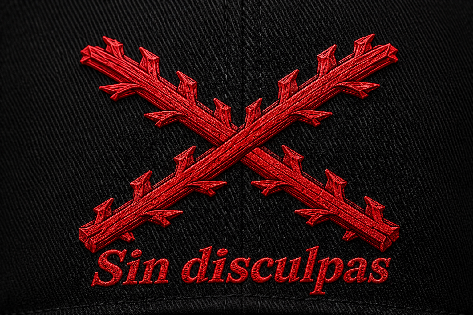 Gorra Sin Disculpas Negra trasera